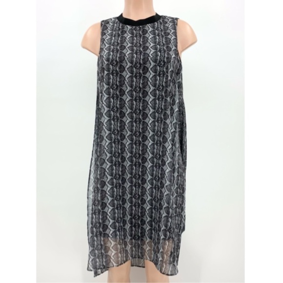 RACHEL Rachel Roy Petra Snake Print High-Low Shift Dress - Picture 1 of 11